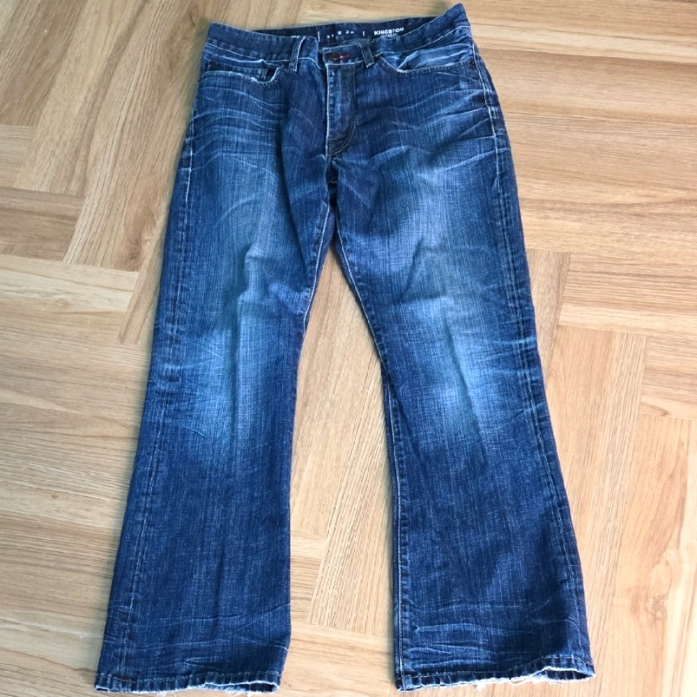 Men's  EXPRESS Kingston Washed Blue Jeans 31x32